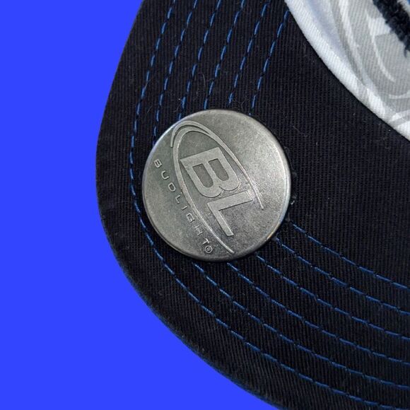 Officially Licensed Navy BUD LIGHT Snapback Hat Bottle Opener Cap FUNNY GIFT - Picture 8 of 9